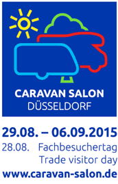 Visit us on the Caravan Salon in Düsseldorf (29/08 - 06/09).